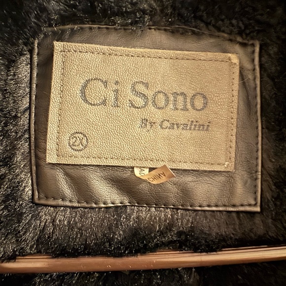 Ci Sono by Cavalini Women’s Faux Leather Jacket 2X - Picture 3 of 6